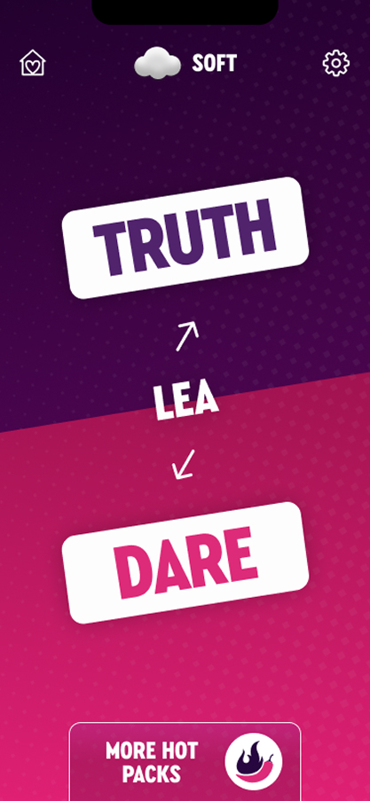App Screen - Truth or Dare